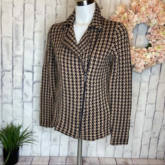 Houndstooth Knitted Blazer | Poshmark
